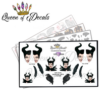 Load image into Gallery viewer, STICKY DIAMOND COLLABORATION DECAL -Villains- Maleficent