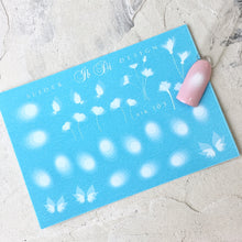 Load image into Gallery viewer, IBDI NAILS - AIR  slider 103 White Circles &amp; Florals