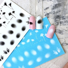 Load image into Gallery viewer, IBDI NAILS - AIR  slider 103 White Circles &amp; Florals