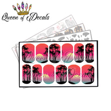 Load image into Gallery viewer, Sunset Palm