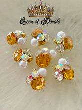 Load image into Gallery viewer, Bling Cluster (x2) - Pearl, Crystal Gold, Clear Crystal &amp; Crystal AB