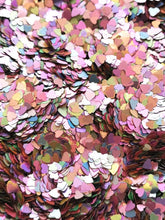 Load image into Gallery viewer, NAIL GLITTER HEARTS - SOFT PASTEL ** 5ML POT **