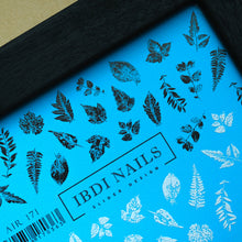 Load image into Gallery viewer, IBDI NAILS - AIR  slider 171 Black and White Leaves