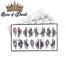 Load image into Gallery viewer, Abstract Sketchy - Earthy Elements - peach &amp; lilac