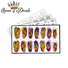 Load image into Gallery viewer, Watercolour butterflies
