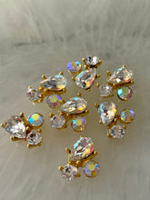 Load image into Gallery viewer, Bling Cluster (x2) - Clear Crystal &amp; Crystal AB
