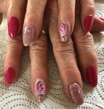 Load image into Gallery viewer, CAROL 'Sheeny' HALSTONE One Stroke Flowers
