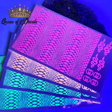 Load image into Gallery viewer, Snakeskin decal Neon/Day GLO
