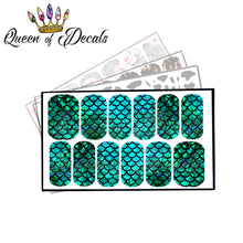 Load image into Gallery viewer, Mermaid tail (Turquoise)
