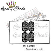 Load image into Gallery viewer, Custom Scan decal  (baby shower) - Mini Series