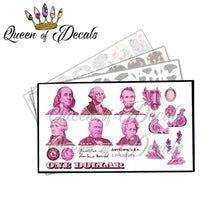 Load image into Gallery viewer, US Dollar bill elements PINK