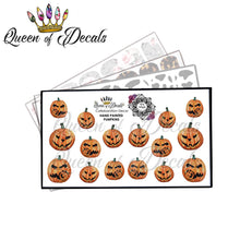 Load image into Gallery viewer, KERRY WRIGHT collaboration decal...WATERCOLOUR PUMPKINS