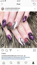 Load image into Gallery viewer, STICKY DIAMOND COLLABORATION DECAL Hand Drawn Coraline
