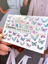 Load image into Gallery viewer, IBDI NAILS slider AIR FOIL 23 - Metallic Butterflies