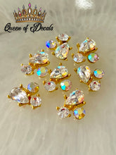 Load image into Gallery viewer, Bling Cluster (x2) - Clear Crystal &amp; Crystal AB