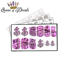 Load image into Gallery viewer, Pink dollars $$$$$
