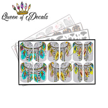 Load image into Gallery viewer, Boho bright dreamcatcher on Grey