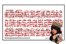 Load image into Gallery viewer, LV Graffiti-Red  NAIL WRAP