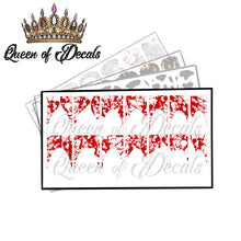 Load image into Gallery viewer, Blood splatter Deep French