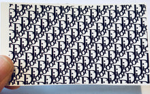 Load image into Gallery viewer, Vibes of Dior Designer inspired decal sheet (dropdown for colour options)