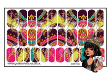 Load image into Gallery viewer, Brocade Bright NAIL WRAP