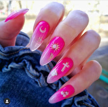 Load image into Gallery viewer, IBDI NAILS slider AIR FOIL 21 Cream &amp; Gold Sheet
