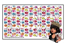 Load image into Gallery viewer, Multi lips NAIL WRAP