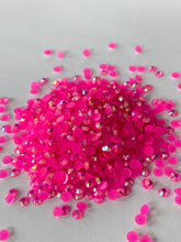 Load image into Gallery viewer, 3mm Jelly Crystals (qty 200) - HOT PINK JELLY AB