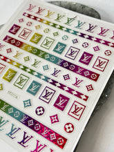 Load image into Gallery viewer, RAINBOW METALLIC Logo - Simply LV