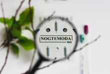 Load image into Gallery viewer, NOGTEMODA Nail stickers 042- Black &amp; White Floral