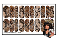 Load image into Gallery viewer, Fake Snake NAIL WRAP