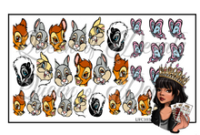 Load image into Gallery viewer, Full Cover Hand Drawn BAMBI