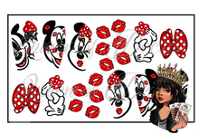 Load image into Gallery viewer, FULL COVER Mickey &amp; Minnie Kisses