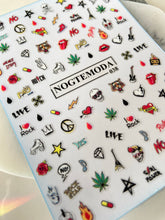 Load image into Gallery viewer, NOGTEMODA Nail stickers 038 - Rock &amp; Roller