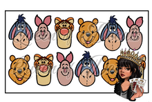 Load image into Gallery viewer, Full Cover Hand Drawn - Pooh bear &amp; friends