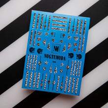 Load image into Gallery viewer, NOGTEMODA Nail stickers 020 - Tiger Stripe Shapes