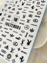 Load image into Gallery viewer, NOGTEMODA Nail stickers 053 logos