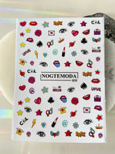 Load image into Gallery viewer, NOGTEMODA Nail stickers 035 - Summer Pop Art