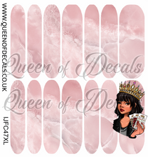 Load image into Gallery viewer, Baby Pink Marble NAIL WRAP