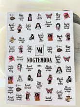 Load image into Gallery viewer, NOGTEMODA Nail stickers 084 - Girly Quotes