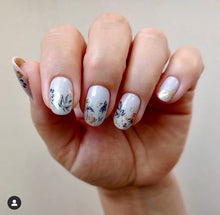 Load image into Gallery viewer, IBDI NAILS slider - COLORFUL 106 - Feathers, Florals, &amp; Fluttering