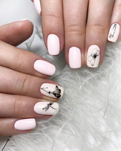 Load image into Gallery viewer, IBDI NAILS - AIR  slider 113 - Black Flowers