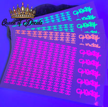 Load image into Gallery viewer, Neon/Day GLO LogoCC decal