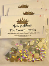 Load image into Gallery viewer, Crystal AB Shapes (set 2) qty 40 gems
