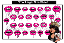 Load image into Gallery viewer, Pink Drippy Lips