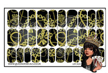 Load image into Gallery viewer, Tassels &amp; Chains NAIL WRAP