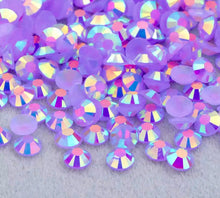 Load image into Gallery viewer, 3mm Jelly Crystals (qty 200)- VIOLET JELLY AB