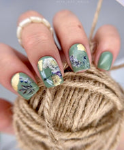 Load image into Gallery viewer, IBDI NAILS slider - COLORFUL 106 - Feathers, Florals, &amp; Fluttering