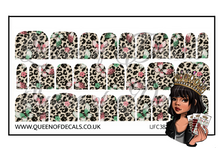 Load image into Gallery viewer, Leopard &amp; butterflies NAIL WRAP