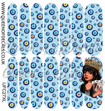 Load image into Gallery viewer, Turkish Eye NAIL WRAP